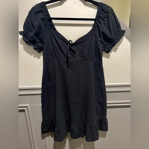 Target Shoulder Sleeve Black Dress